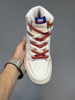 کتونی جردن وان ساقدار کرم قرمز Air Jordan 1 Retro High Rare Air Sail Cinnabar - Image 3