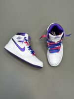 کتونی جردن وان ساقدار سفید بنفش Air Jordan 1 High Court Purple - Image 3
