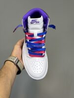 کتونی جردن وان ساقدار سفید بنفش Air Jordan 1 High Court Purple - Image 4