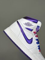 کتونی جردن وان ساقدار سفید بنفش Air Jordan 1 High Court Purple - Image 6