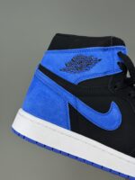 کتونی جردن وان ساقدار مشکی آبی Air Jordan 1 High Royal Reimagined - Image 7