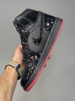 کتونی جردن وان ساقدار ورنی مشکی Air Jordan 1 High SP Gina - Image 4