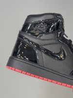 کتونی جردن وان ساقدار ورنی مشکی Air Jordan 1 High SP Gina - Image 6