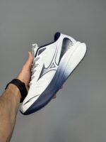 کتونی میزانو استرو پلاس سفید سرمه ای Mizuno Astro Plus Navy White - Image 4