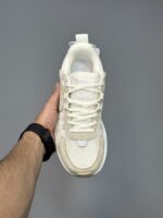 کتونی نایک وی تو کی ران کرم سفید  Nike V2K Run Sail Sand Drift - Image 3