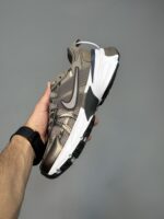 کتونی نایک وی تو کی ران قهوه‌ای Nike V2K Run Brown White Black - Image 4