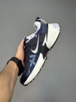 کتونی نایک وی تو کی ران سرمه ای Nike V2K Run Thunder Blue Wolf Grey - Image 4