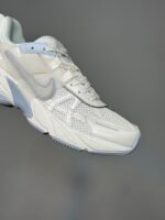 کتونی نایک وی تو کی ران سفید آبی یخی Nike V2K Run Platinum Tint Summit White Light Smoke Grey - Image 5