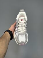 کتونی نایک وی تو کی ران خاکستری صورتی Nike V2K Run Grey and Pink - Image 3