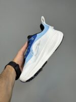 کتونی نایک وومرو 18 سفید آبی Nike Vomero 18 Blue White - Image 4
