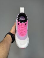 کتونی نایک وومرو 18 سفید صورتی Nike Vomero 18 Pink White - Image 3