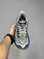 کتونی هوکا استینسون 7 خاکستری سرمه ای Hoka Stinson 7 Grey Varsity Navy - Image 3