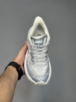 کتونی هوکا استینسون 7 خاکستری سفید Hoka Stinson 7 Grey White - Image 3