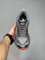 کتونی هوکا استینسون 7 خاکستری بنفش Hoka Stinson 7 Grey Perple - Image 3