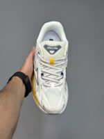 کتونی میزانو هالو میکس سفید زرد Mizuno Halo Mix White Yellow - Image 3