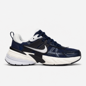 کتونی نایک وی تو کی ران سرمه ای Nike V2K Run Thunder Blue Wolf Grey