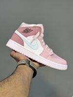 کتونی جردن وان ساقدار صورتی Air Jordan 1 High - Image 2