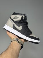 کتونی جردن وان ساقدار طوسی مشکی Air Jordan 1 High Shadow - Image 2