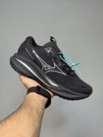 کتونی میزانو استرو پلاس Mizuno Astro Plus Black Black Silver - Image 2