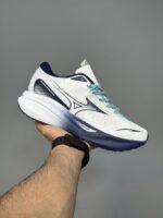 کتونی میزانو استرو پلاس سفید سرمه ای Mizuno Astro Plus Navy White - Image 2