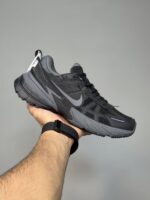 کتونی نایک وی تو کی ران مشکی طوسی Nike V2K Run Black Grey - Image 2