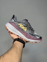 کتونی هوکا استینسون 7 خاکستری بنفش Hoka Stinson 7 Grey Perple - Image 2