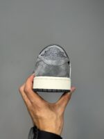 کتونی نایک ایر جردن وان لو ترویس اسکات گری اسموک مشکی طوسی Nike Jordan 1 Travis Scott Gray Smoke - Image 7