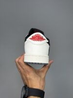 کتونی نایک ایر جردن وان ترویس اسکات سیل گری Nike Jordan 1 Travis Scott Sail Grey - Image 6