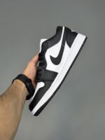 کتونی نایک ایر جردن وان لو پاندا مشکی سفید Nike Jordan 1 Low Panda Black White - Image 4