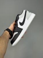 کتونی نایک ایر جردن وان لو شدو طوسی مشکی Nike Air Jordan 1 Low Shadow Gray Black - Image 4