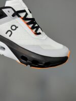 کتونی آن رانینگ سفید نارنجی On Running Cloudnova X White & Orange - Image 6