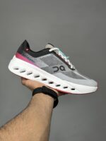 کتونی آن رانینگ کلودسرفر نکست مشکی سفید صورتی On Running Cloudsurfer Next Black White Pink