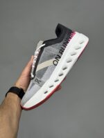کتونی آن رانینگ کلودسرفر نکست مشکی سفید صورتی On Running Cloudsurfer Next Black White Pink - Image 3