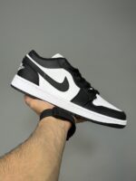 کتونی نایک ایر جردن وان لو پاندا مشکی سفید Nike Jordan 1 Low Panda Black White - Image 2