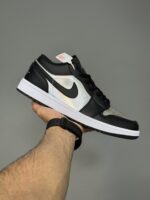 کتونی نایک ایر جردن وان لو سیلور بلک یا نقره ای مشکی Nike Air Jordan 1 Low Silver Black - Image 2