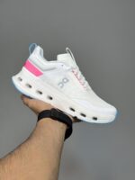 کتونی آن رانینگ کلودنوا سفید صورتی On Running Cloudnova X White & Pink - Image 2