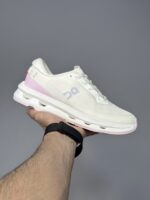 کتونی آن رانینگ کلود زون سفید صورتی On Running Cloudzone White Pink - Image 2