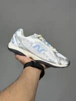 کتونی نیوبالانس 204L سیلور متالیک آبی New Balance 204L Silver Metallic Off White Blue - Image 2