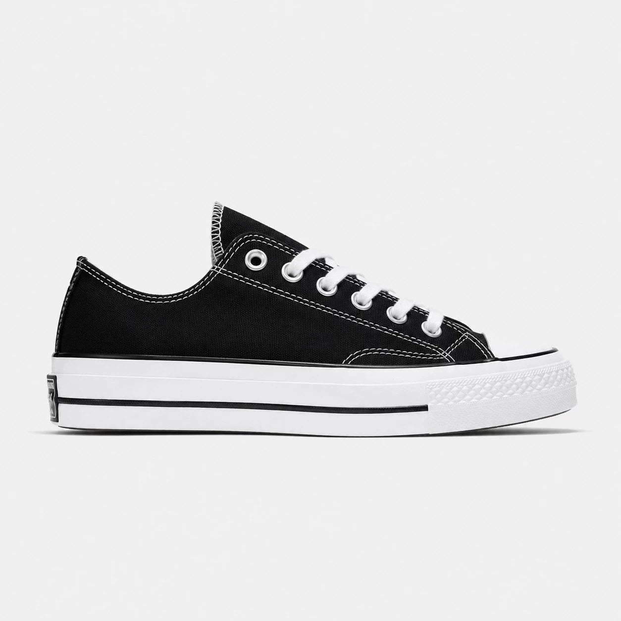 کتونی کانورس آل استار بدون ساق مشکی سفید Convers All Star Black White