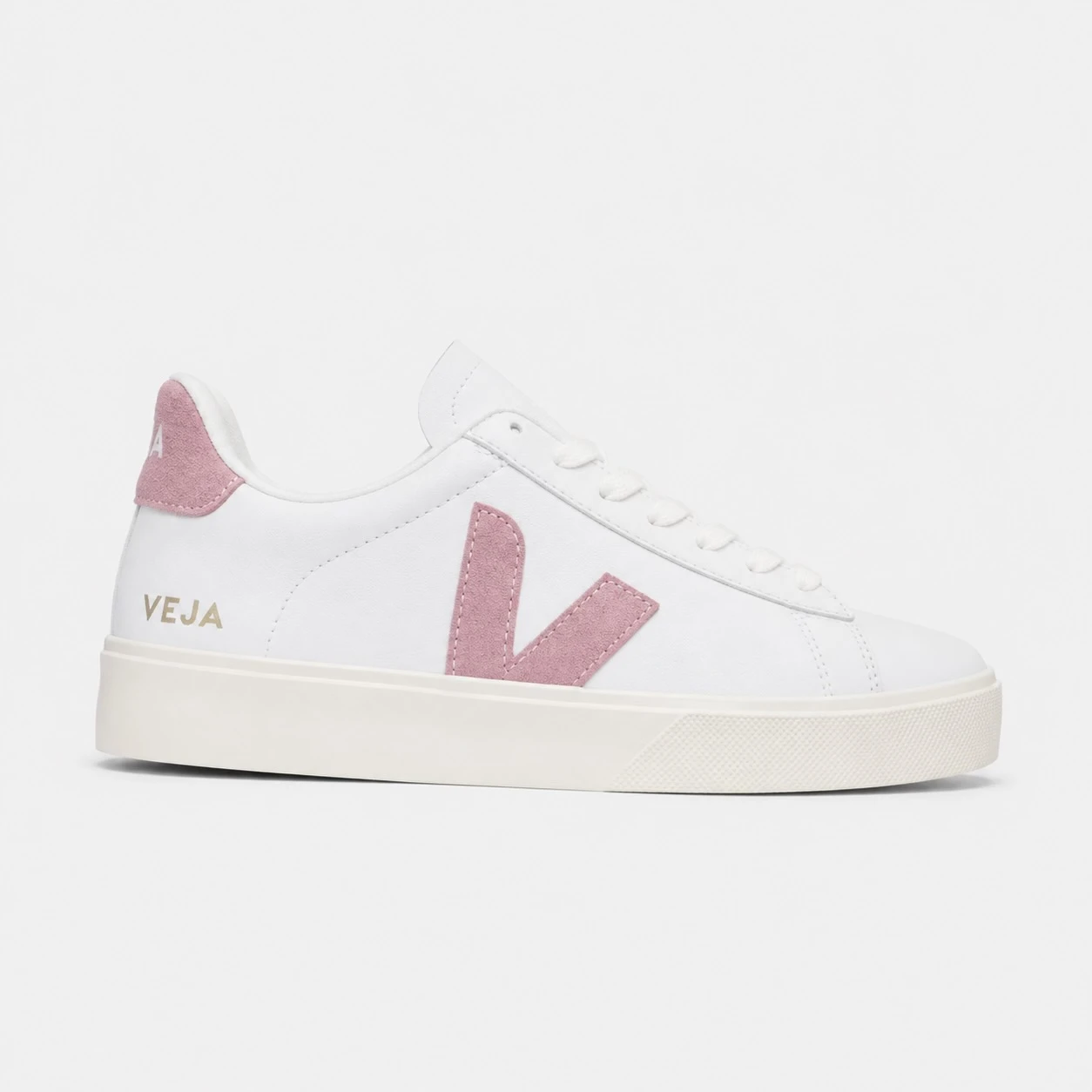 کتونی وجا سفید صورتی Veja White Pink